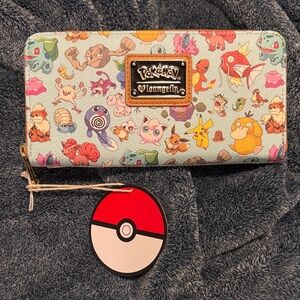 Loungefly Pokemon Character Wallet - Light Blue